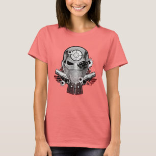 Suicide Squad   Deadshot Mask & Guns Tattoo Art T-Shirt