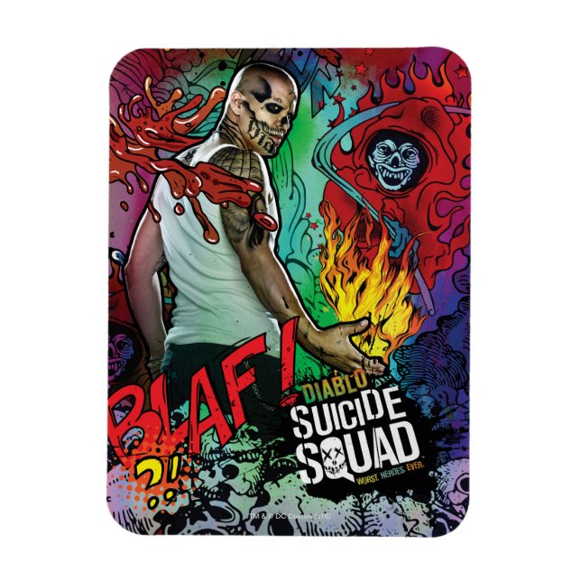 Suicide Squad | Diablo Character Graffiti Magnet (Vertical)