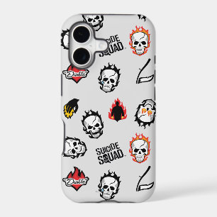 Suicide Squad Diablo Emoji Pattern