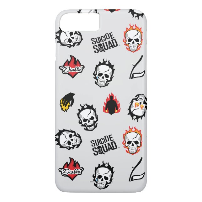 Suicide Squad | Diablo Emoji Pattern Case-Mate iPhone Case (Back)