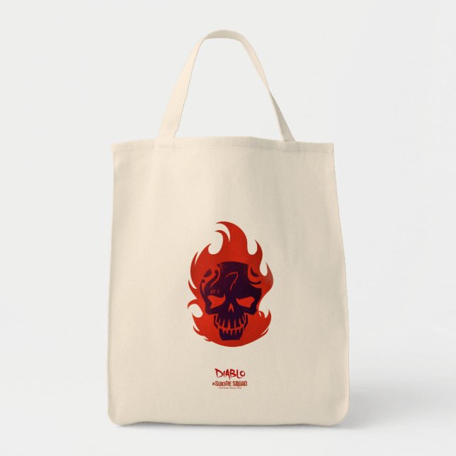 Suicide Squad | Diablo Head Icon Tote Bag (Front)
