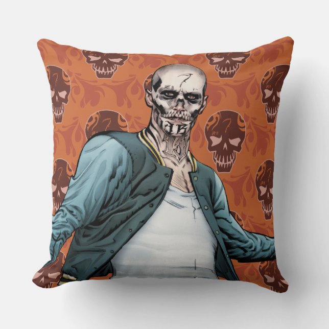 Suicide Squad | El Diablo Comic Book Art Cushion (Front)