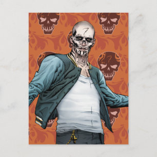 Suicide Squad   El Diablo Comic Book Art Postcard