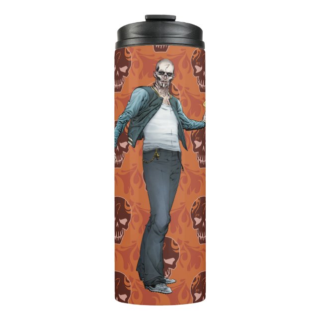 Suicide Squad | El Diablo Comic Book Art Thermal Tumbler (Front)