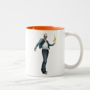 Suicide Squad   El Diablo Comic Book Art Two-Tone Coffee Mug