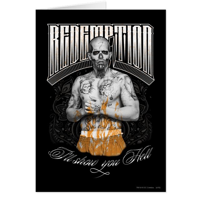 Suicide Squad | El Diablo "Redemption" Tattoo (Front)