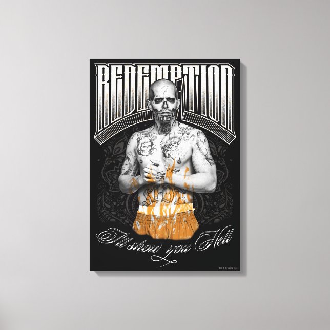 Suicide Squad | El Diablo "Redemption" Tattoo Canvas Print (Front)