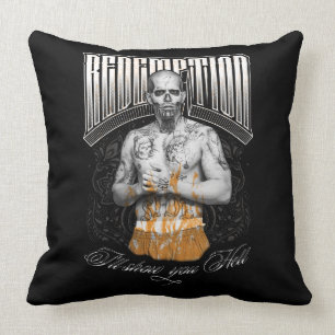 Suicide Squad   El Diablo "Redemption" Tattoo Cushion