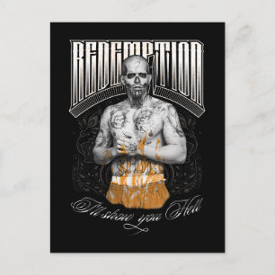 Suicide Squad   El Diablo "Redemption" Tattoo Postcard