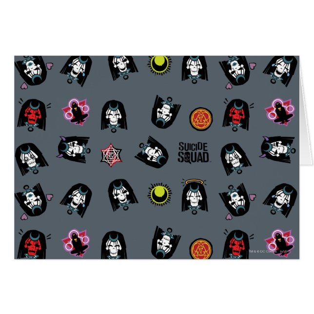 Suicide Squad | Enchantress Emoji Pattern (Front Horizontal)