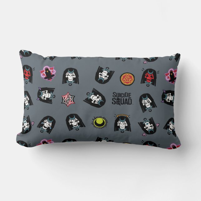 Suicide Squad | Enchantress Emoji Pattern Lumbar Cushion (Front)