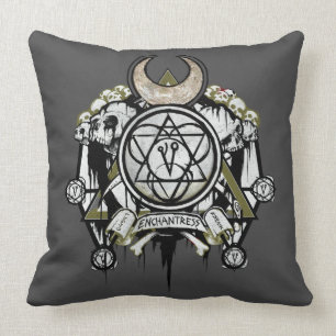 Suicide Squad   Enchantress Symbols Tattoo Art Cushion
