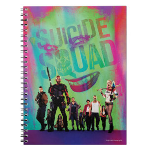 Suicide Squad Green Joker & Squad Movie Poster Notebook