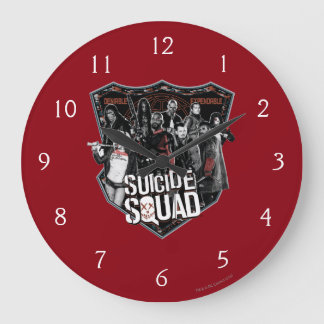 Suicide Squad | Group Badge Photo Large Clock