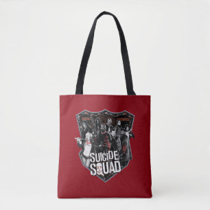 Suicide Squad   Group Badge Photo Tote Bag