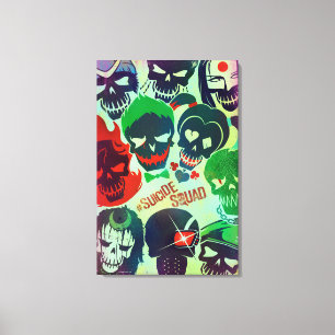 Suicide Squad   Group Toss Canvas Print