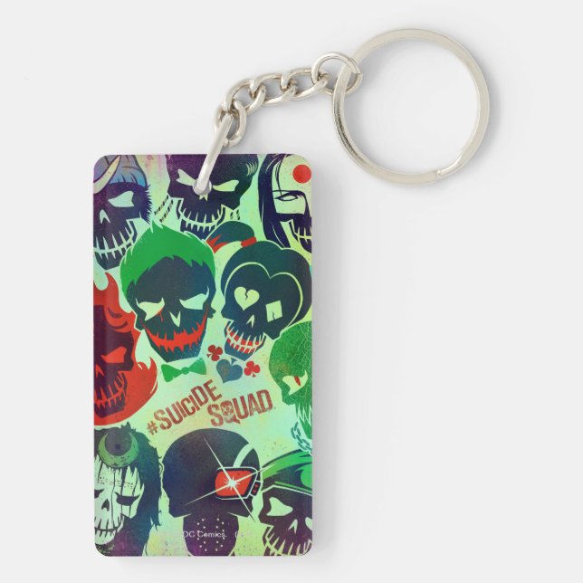 Suicide Squad | Group Toss Key Ring (Back)