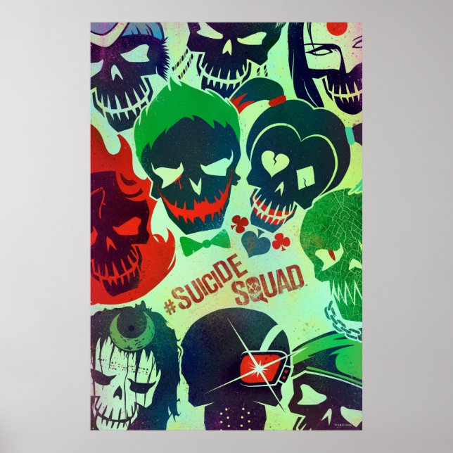Suicide Squad | Group Toss Poster (Front)