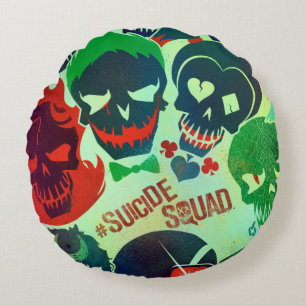 Suicide Squad   Group Toss Round Cushion