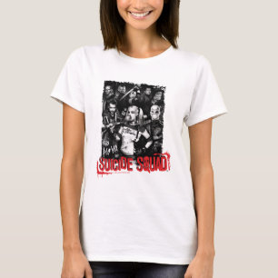 Suicide Squad Grunge Group Photo T-Shirt