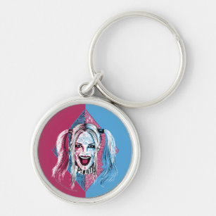 Suicide Squad   Harley Laugh Key Ring