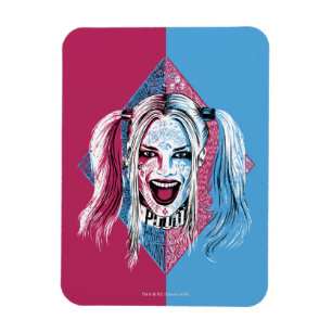 Suicide Squad   Harley Laugh Magnet