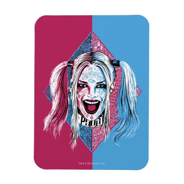 Suicide Squad | Harley Laugh Magnet (Vertical)