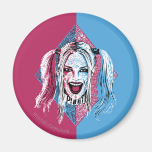 Suicide Squad   Harley Laugh Magnet