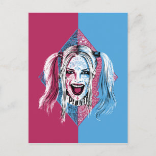 Suicide Squad   Harley Laugh Postcard