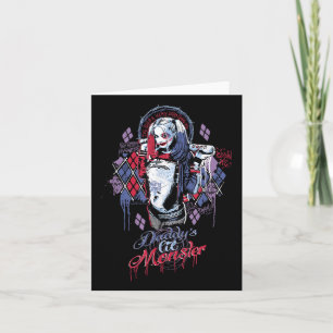 Suicide Squad Harley Quinn Bad Girl Card