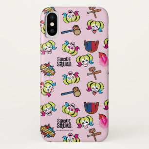 Suicide Squad   Harley Quinn Emoji Pattern Case-Mate iPhone Case