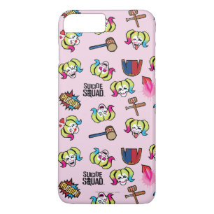 Suicide Squad   Harley Quinn Emoji Pattern Case-Mate iPhone Case