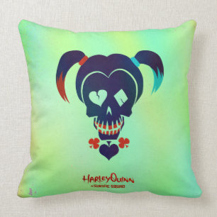 Suicide Squad   Harley Quinn Head Icon Cushion