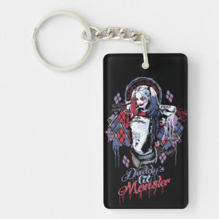 Suicide Squad   Harley Quinn Inked Graffiti Key Ring