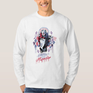 Suicide Squad   Harley Quinn Inked Graffiti T-Shirt