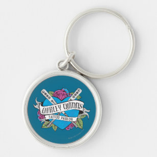 Suicide Squad   Harley Quinn's Tattoo Parlour Key Ring