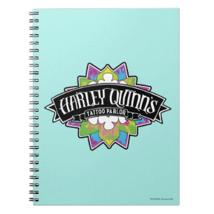 Suicide Squad   Harley Quinn's Tattoo Parlour Spiral Notebook