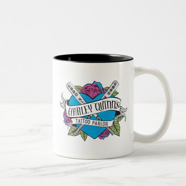 Suicide Squad | Harley Quinn's Tattoo Parlour Two-Tone Coffee Mug (Right)