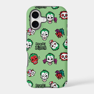 Suicide Squad Joker Emoji Pattern