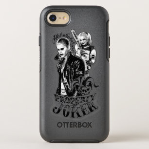 Suicide Squad   Joker & Harley Airbrush Tattoo OtterBox Symmetry iPhone 8/7 Case