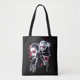 Suicide Squad | Joker & Harley Painted Graffiti Tote Bag