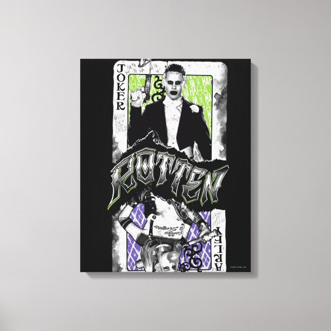 Suicide Squad | Joker & Harley Rotten Canvas Print (Front)