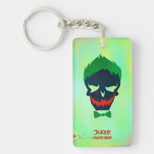 Suicide Squad   Joker Head Icon Key Ring