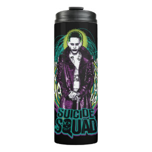 Suicide Squad   Joker Retro Rock Graphic Thermal Tumbler