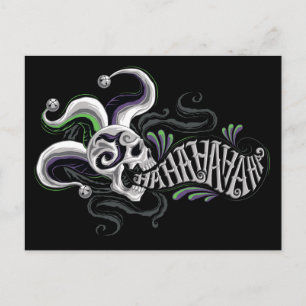 Suicide Squad Joker Skull - Haha Postcard