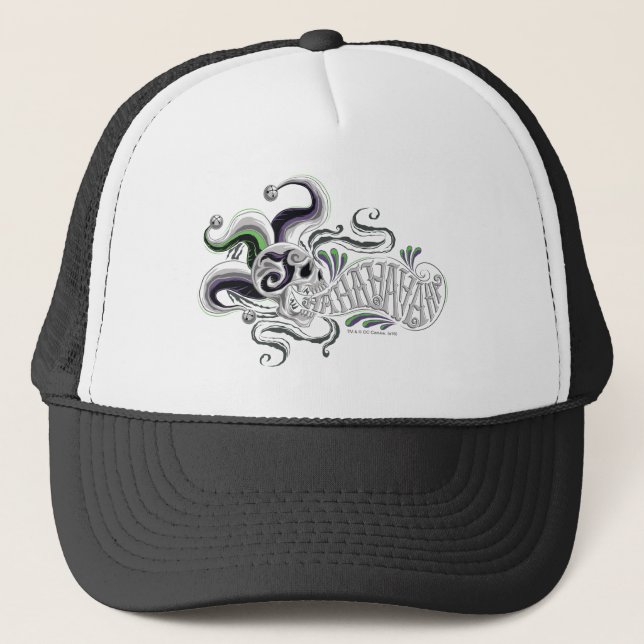 Suicide Squad | Joker Skull - Haha Trucker Hat (Front)