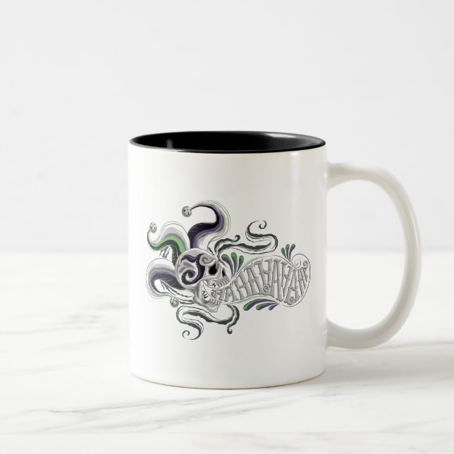 Suicide Squad | Joker Skull - Haha Two-Tone Coffee Mug (Right)