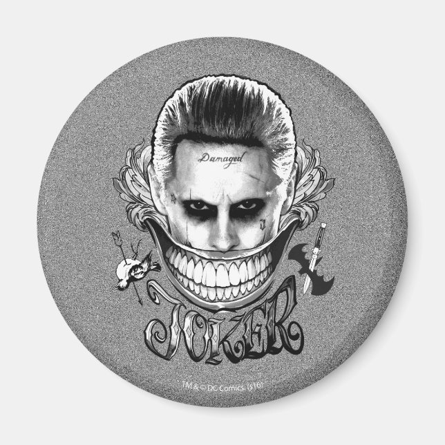 Suicide Squad | Joker Smile Magnet (Front)