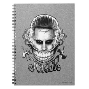 Suicide Squad Joker Smile Spiral Notebook