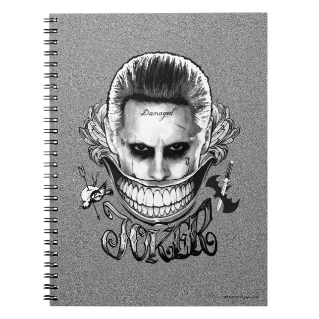 Suicide Squad | Joker Smile Spiral Notebook (Front)